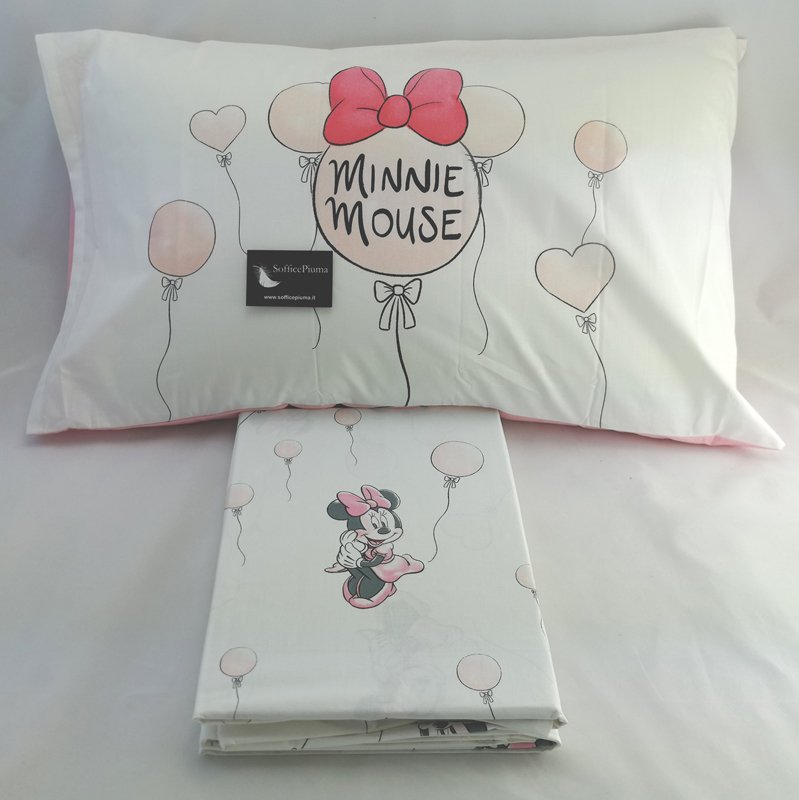 Parure Copripiumino Matrimoniale Mickey e Minnie Love Disney by Caleffi