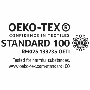 certificazione oeko-tex per la non presenza di sosteanze nocive nei tessuti