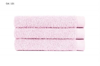 sofficepiuma coppia asciugamani pure tinta unita rosa