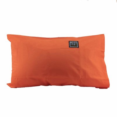 sofficepiuma federe copripiumino lenzuolo sotto angoli cotone colori personalizzati arancio