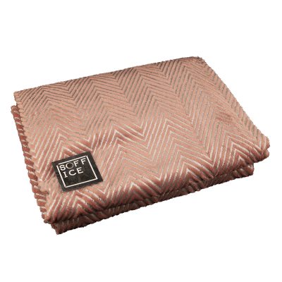 plaid invernale divano pile ecopelliccia sconto promo black friday riga geometrico rosa salmone