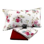 bossi martha neill completo lenzuolo copripiumino sconto outel offerta floreale tinto filo matrimoniale singolo piazza mezzo ivette rosso