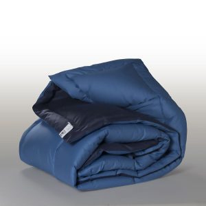 cinelli sofficepiuma BLU SCURO 5008 BLU NOTTE 5009 trapunta piuma tinta unita matrimoniale singola piazza mezza doppia faccia piuma piumetta qualità outlet sconto