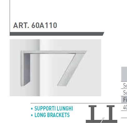 MOTTURA Binario per tende bianco ral 9010 art. SLALOM 430 – Soffice Piuma